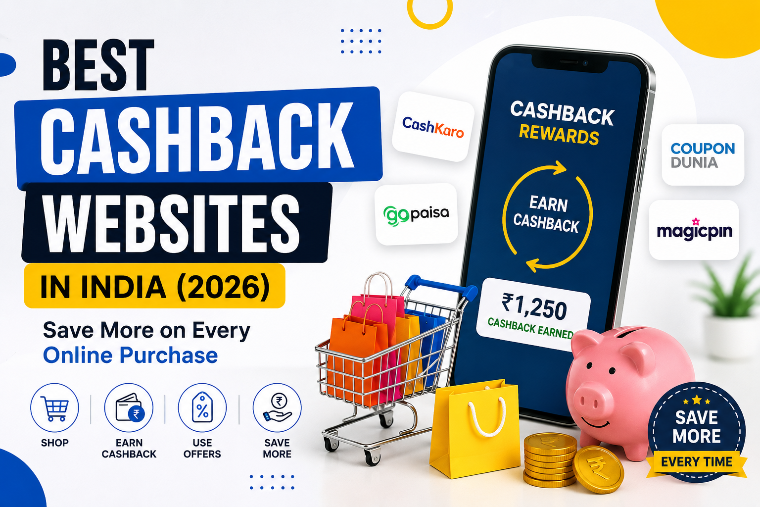 Best Cashback Websites in India (2026)-Save More on Every Online Purchase